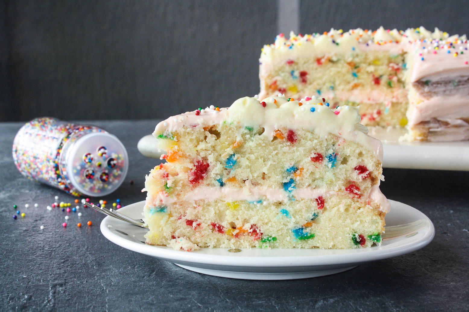 Funfetti Cake with Cream Cheese Frosting