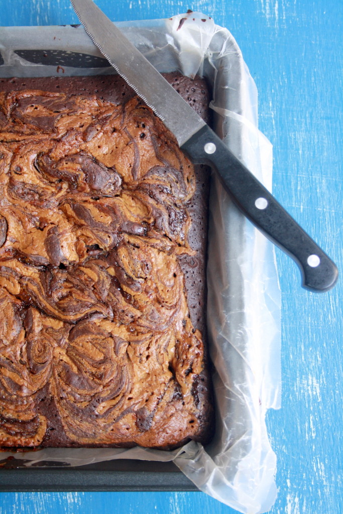 Peanut Butter & Jelly Brownies