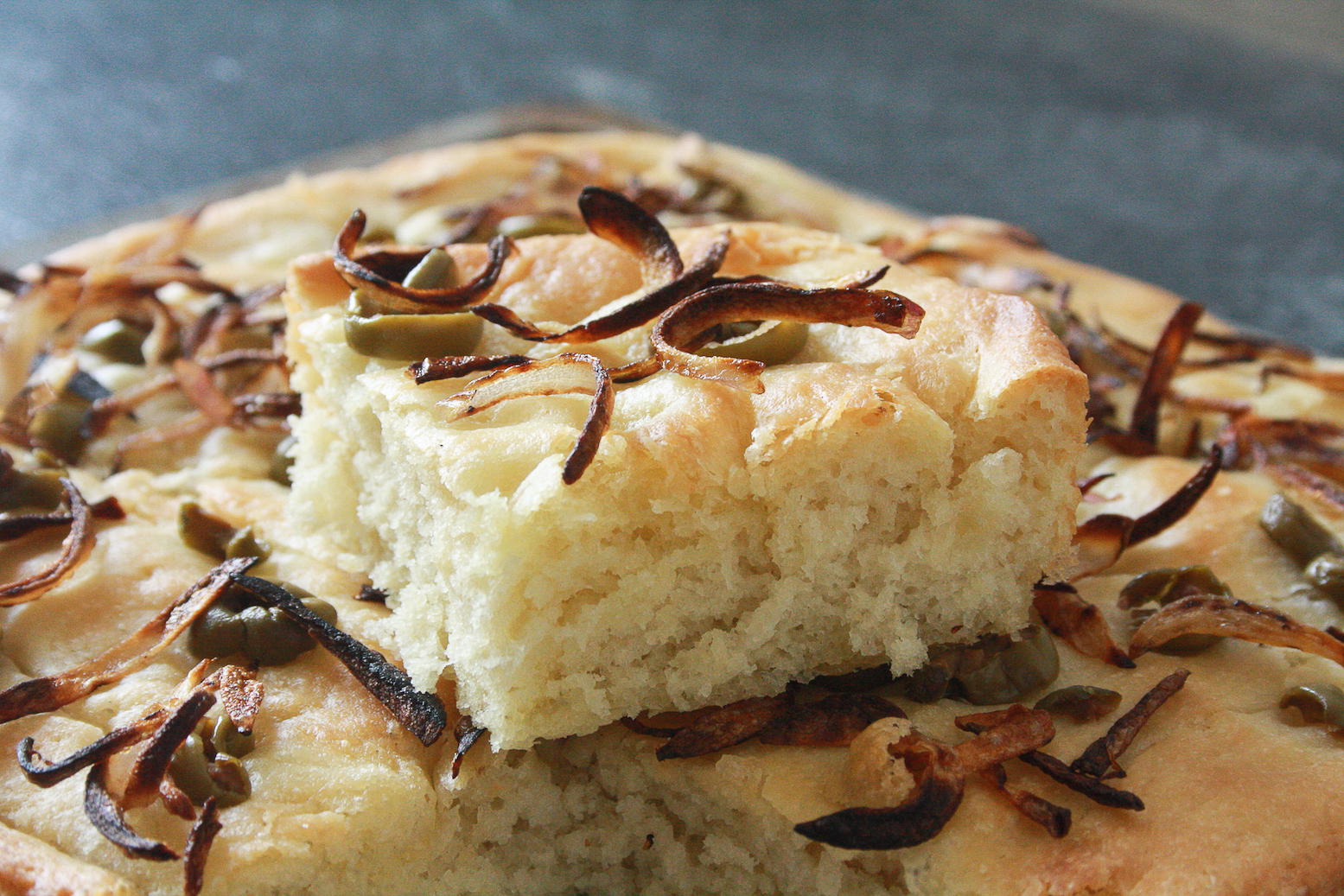 Super easy, soft and fluffy homemade focaccia with lots of olive oil!