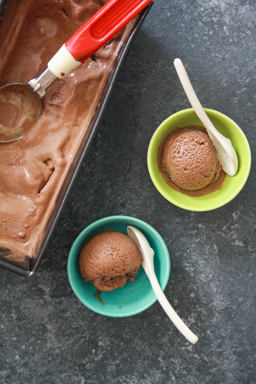 A creamy, chocolatey vegan ice cream made with just three ingredients!