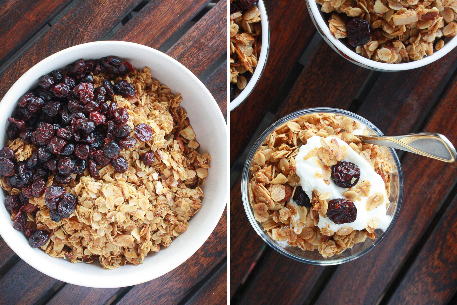 This super easy, flavour-packed, crunchy granola makes the best healthy snack!