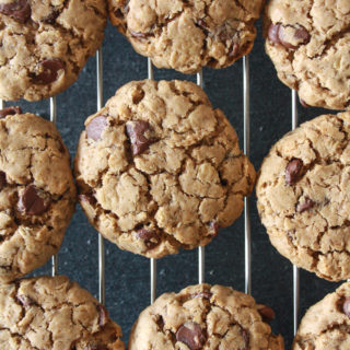 Soft and chewy gluten-free, eggless buckwheat cookies