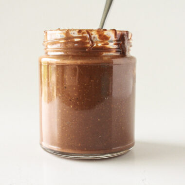 Healthier, homemade Nutella!