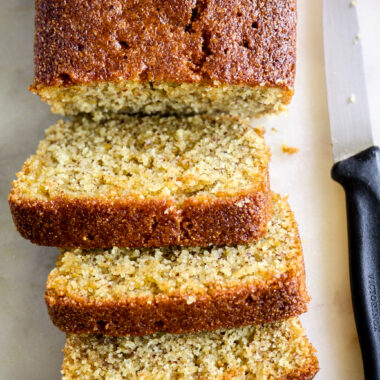 A moist orange cake with almonds, semolina and a citrusy orange syrup