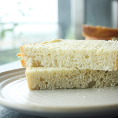 Homemade, tender, chewy white bread!