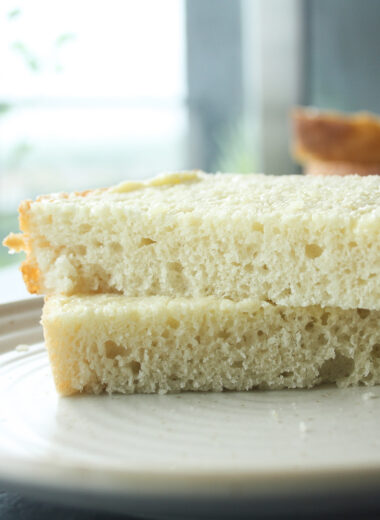 Homemade, tender, chewy white bread!