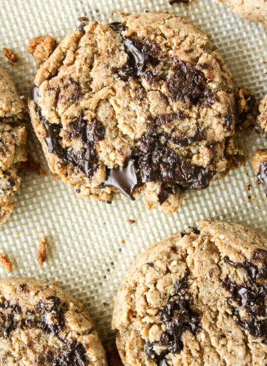 Naturally sweetened, vegan rye flour cookies with almond butter