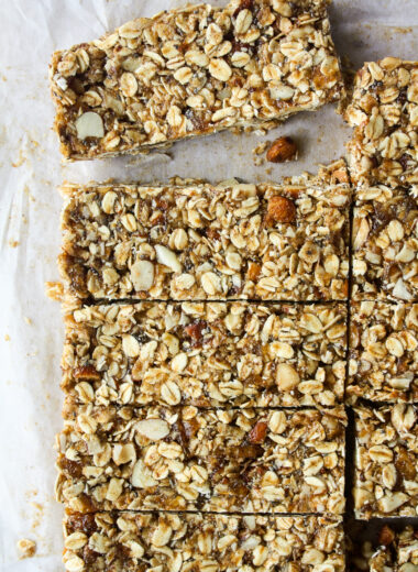 Versatile nutty, healthy granola bars!