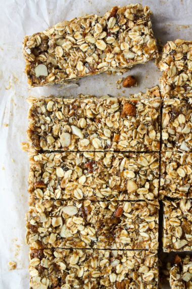 Versatile nutty, healthy granola bars!