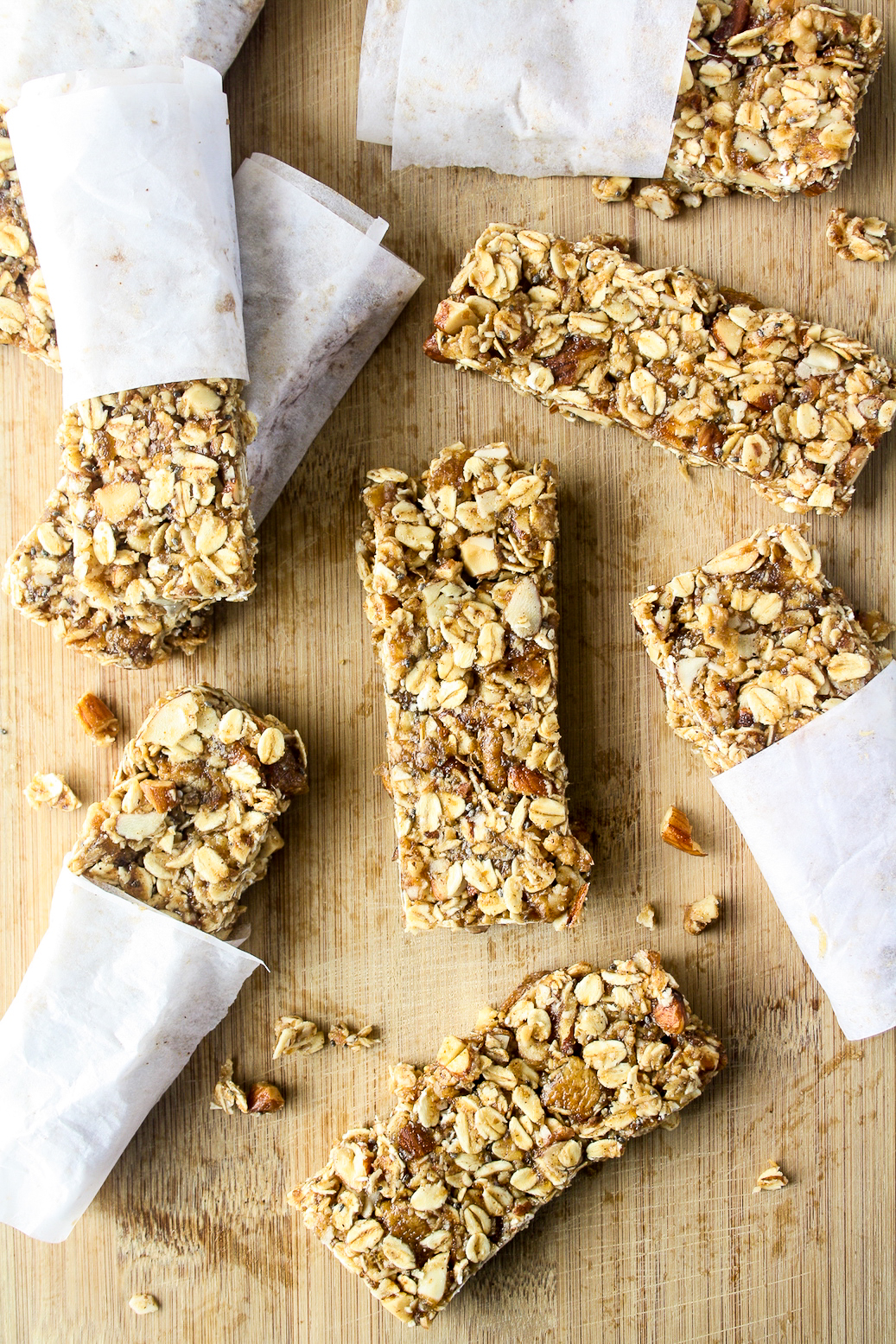 Versatile nutty, healthy granola bars!