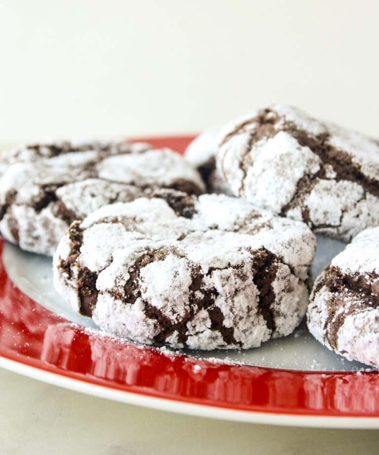 Chocolate Chip Crinkle Cookies