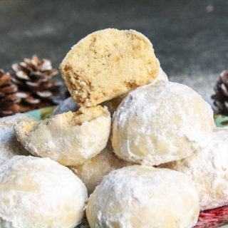 Buttery hazelnut snowball cookies