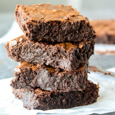 The best fudgy chocolate brownies!