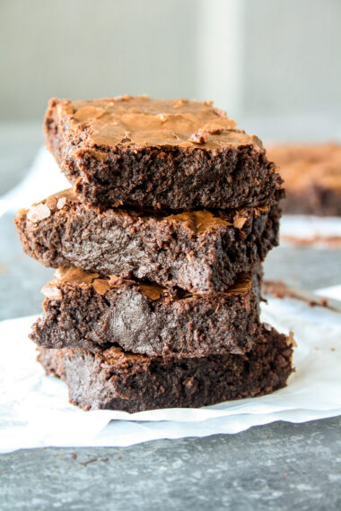 The best fudgy chocolate brownies!