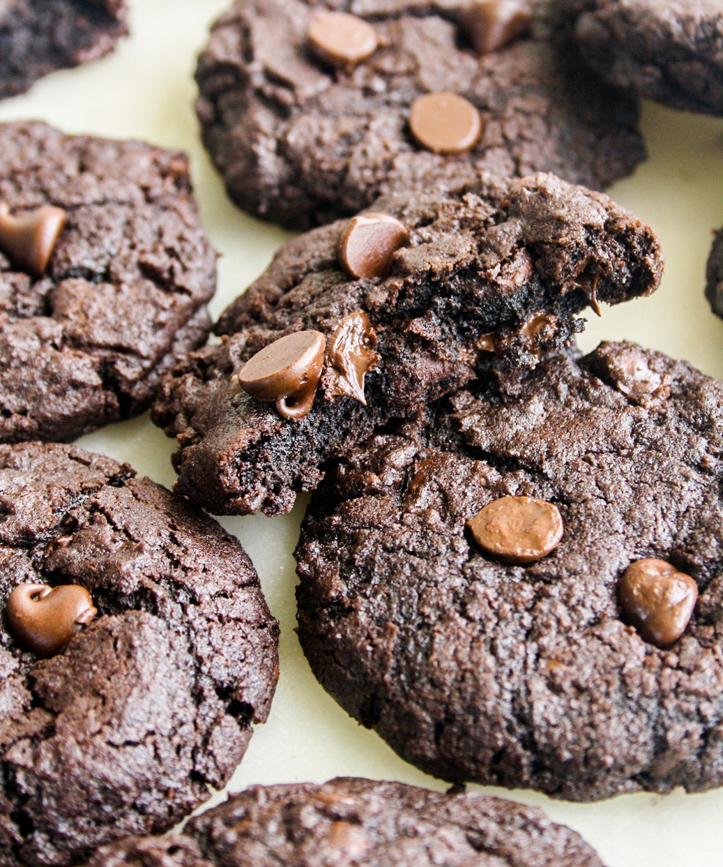 Rich, fudgy cookies with Dutch cocoa and chocolate chips!