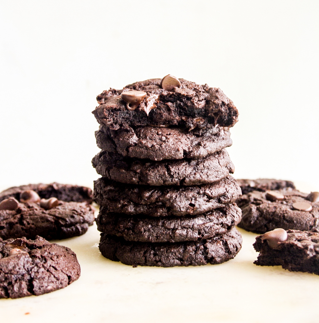 Double Chocolate Chip Cookies With Chocolate Chunks Recipe, Food Network  Kitchen