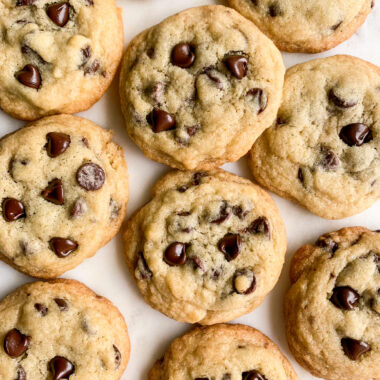 Classic chocolate chip cookies with crispy edges and chewy centers