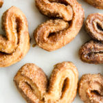 Crunchy, flaky cookies made with homemade puff pastry, layered with brown sugar