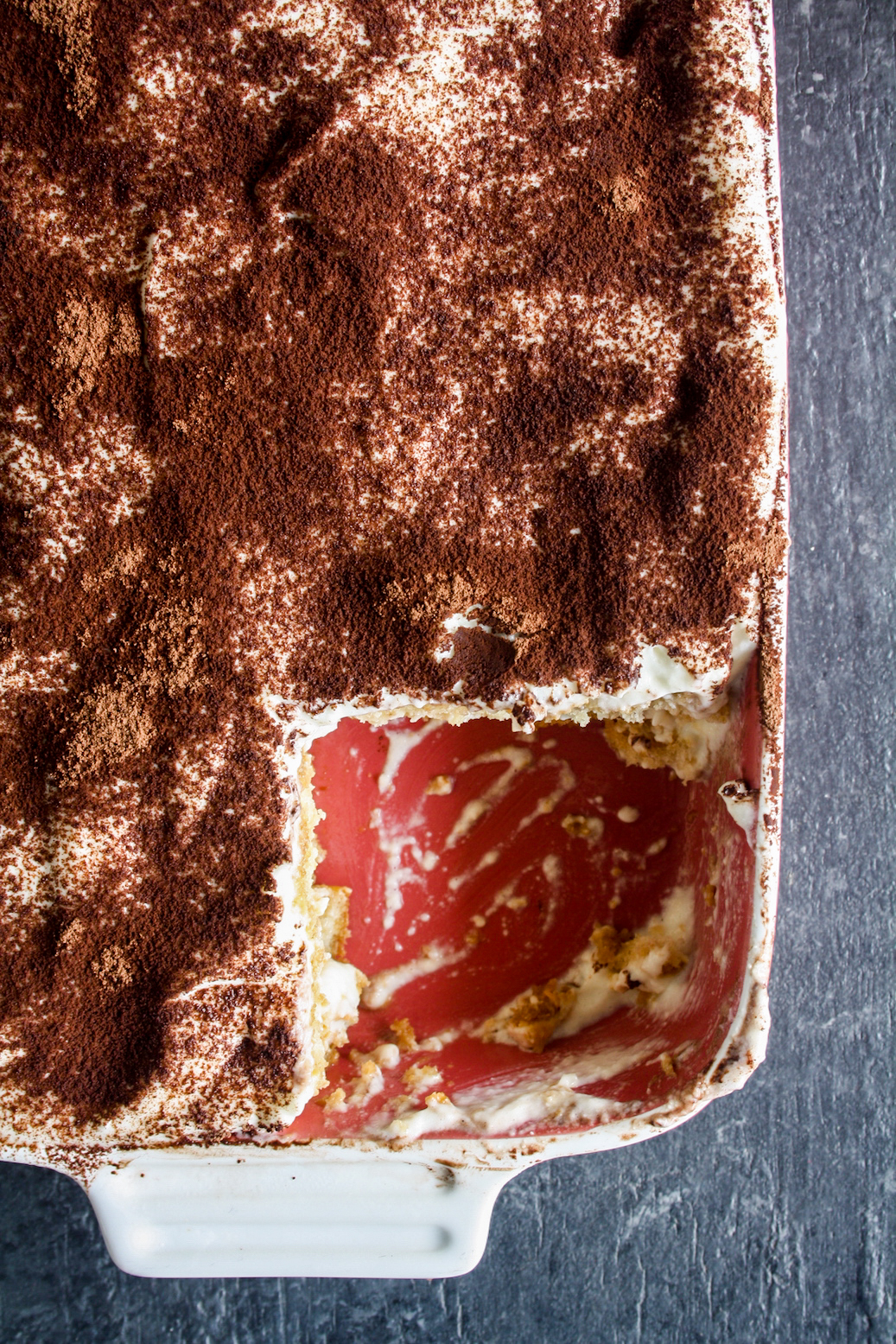 Light and creamy tiramisu with a lovely coffee flavour and eggless topping