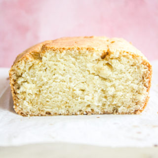 Soft, eggless classic vanilla butter cake