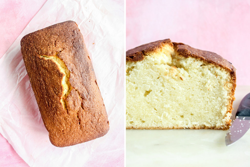 Moist and buttery cream cheese pound cake