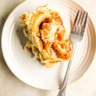 Soft, cheesy bread rolls with pizza sauce and mozzarella