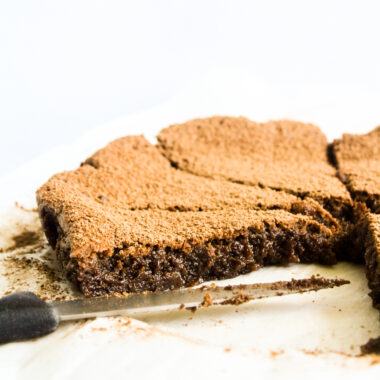 Super easy, fudgy, gooey chocolate cake