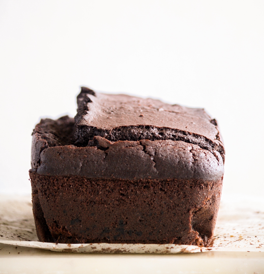 Moist and rich dark chocolate cake