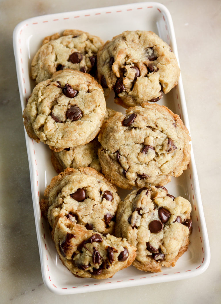 Chocolate Chip Olive Oil Cookies Vegan The Desserted Girl