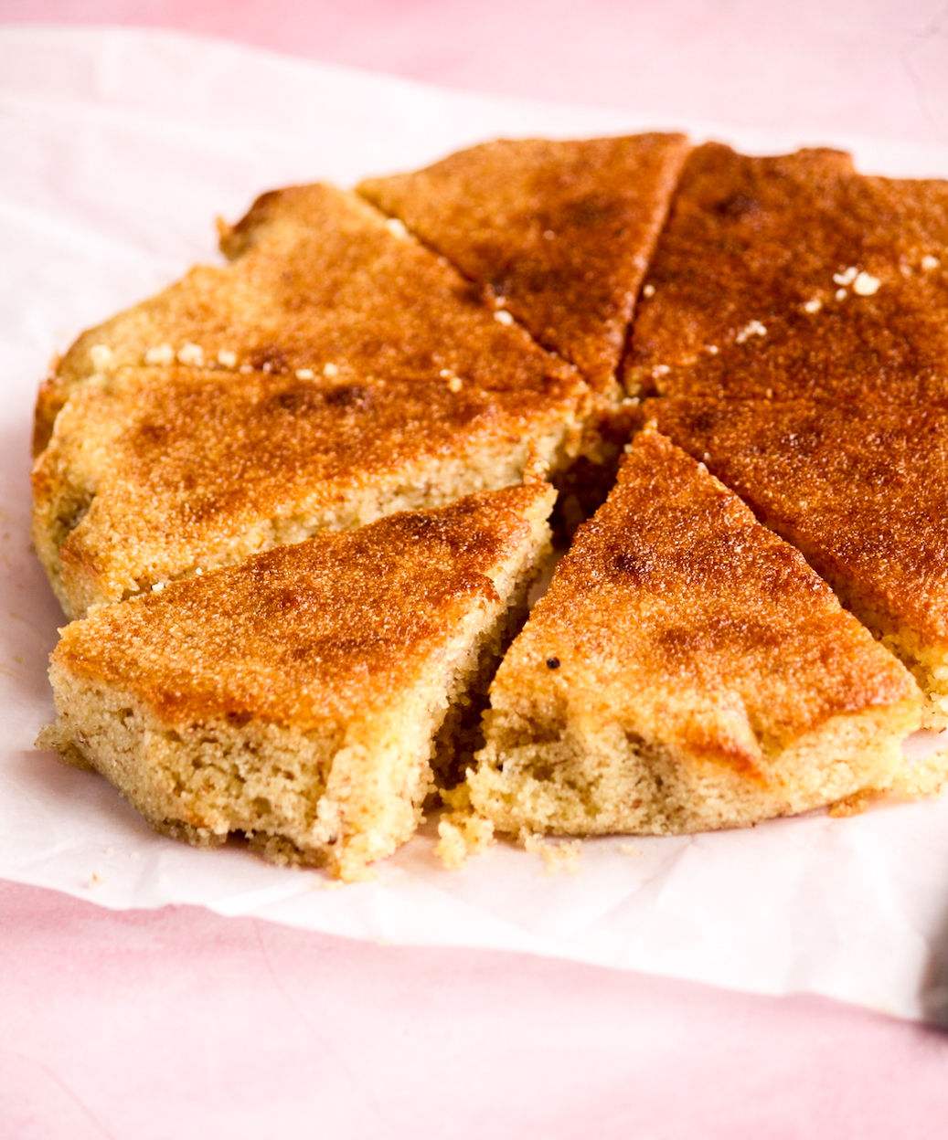 Super moist lemon syrup cake made with semolina and almonds