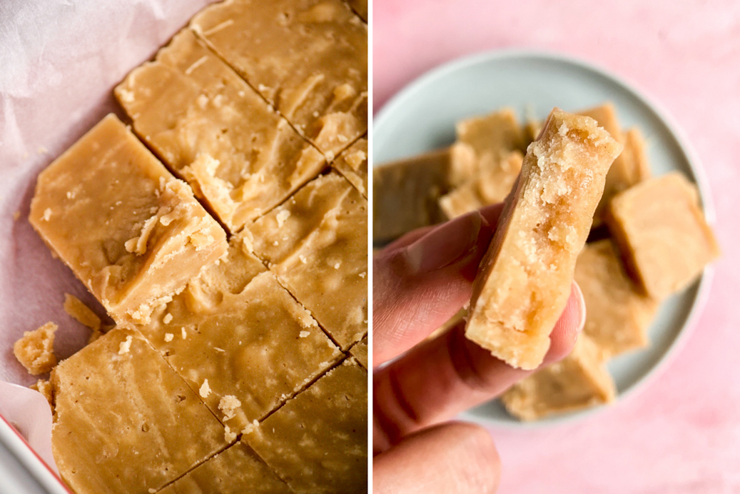 Super easy, no-fuss, smooth peanut butter fudge