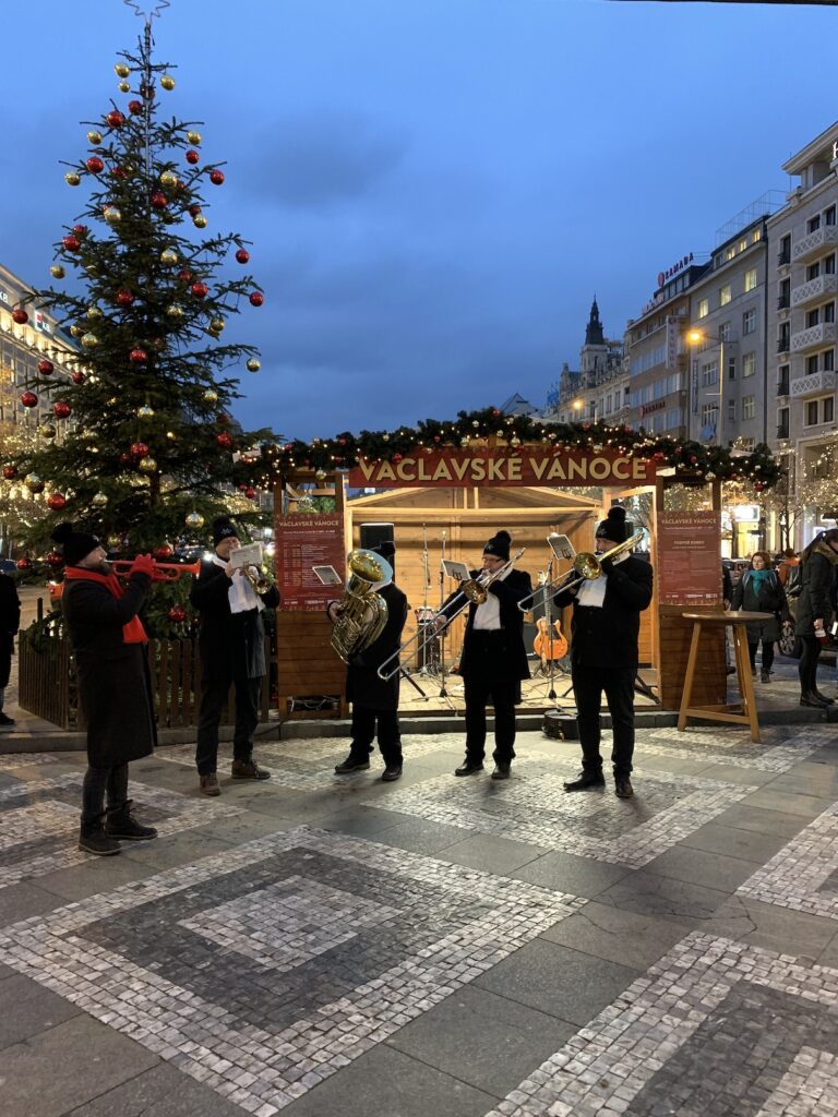 Christmas Market at Wenceslas Square in Prague