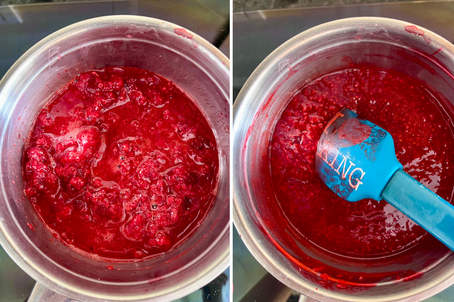 A rich and fudgy chocolate cake layered with dark chocolate ganache and filled with an easy raspberry filling